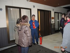 寒中避難訓練